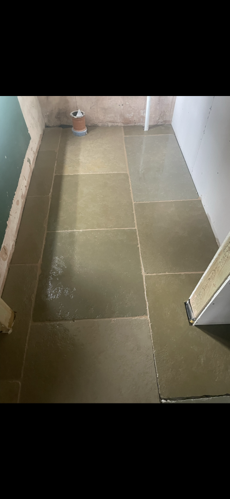 Cathedral stone flooring installation Somerset