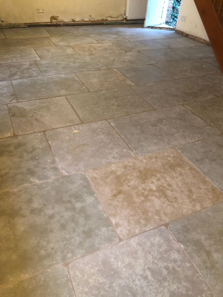 Cathedral limestone floor supplied and installed in DT11 Dorset