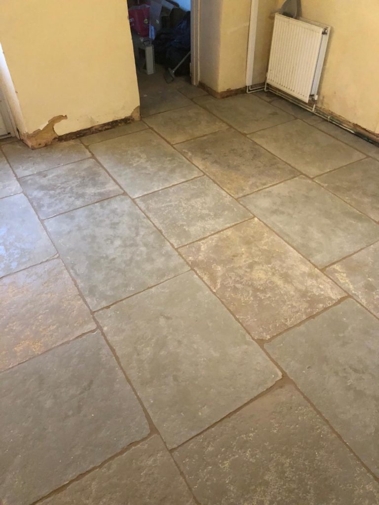 Cathedral stone floor fitted near Shaftesbury in DT11