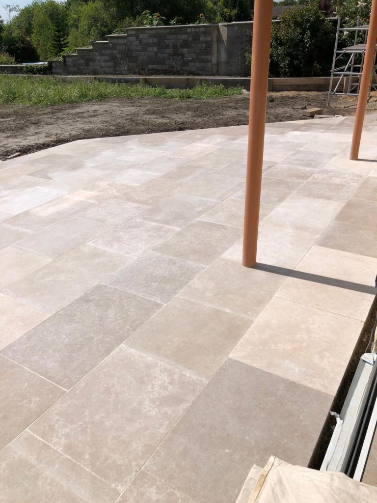 Heritage stone patio in Salisbury