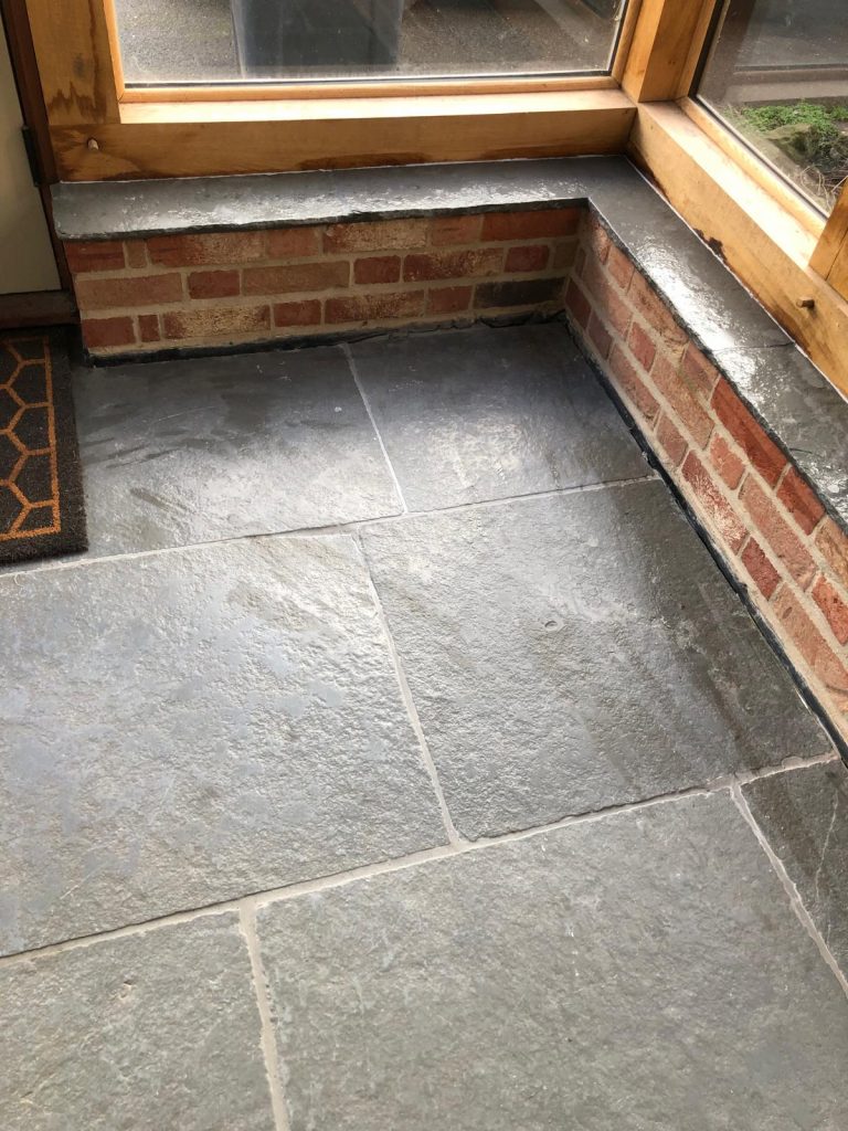 Southwell stone flooring Dorset installation.