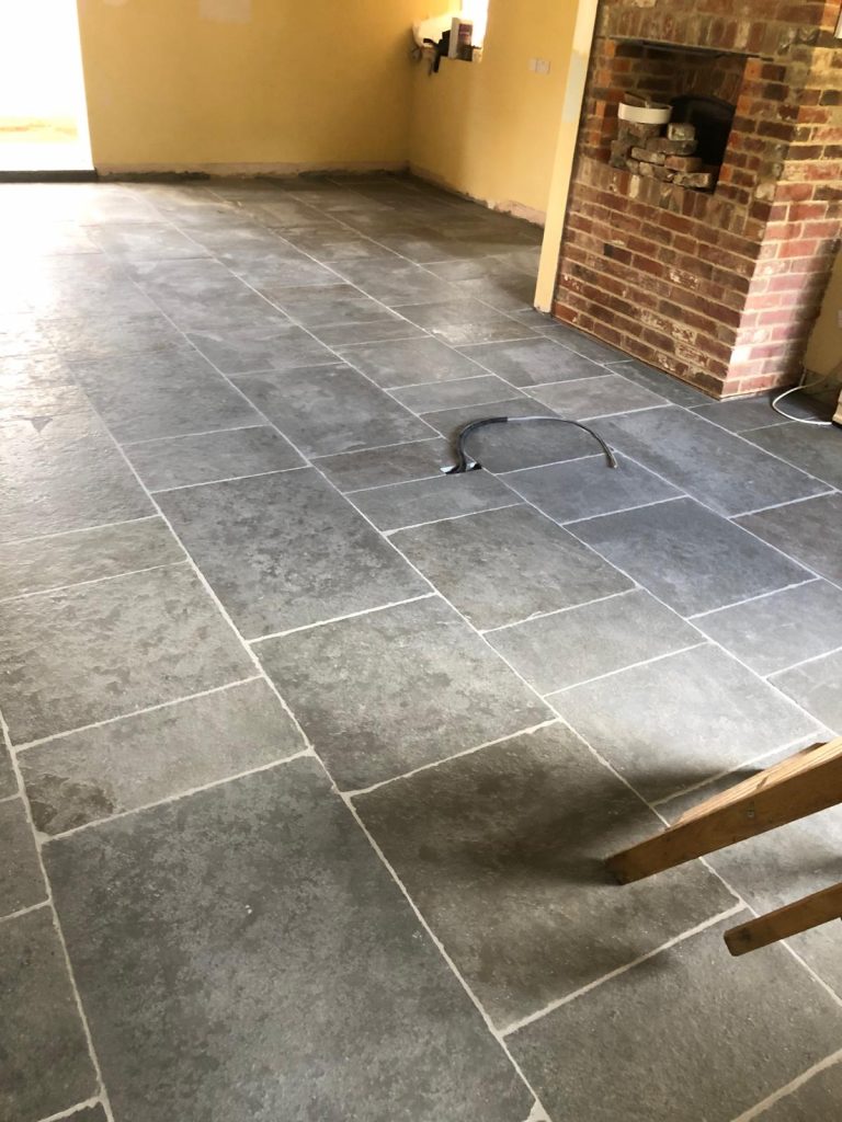 Southwell Limestone flooring in Dorset