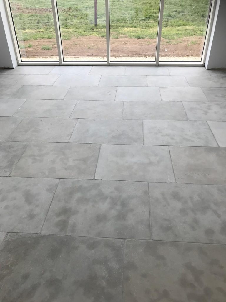 Zola Beige Morrocan limestone showing distinct colour shades.