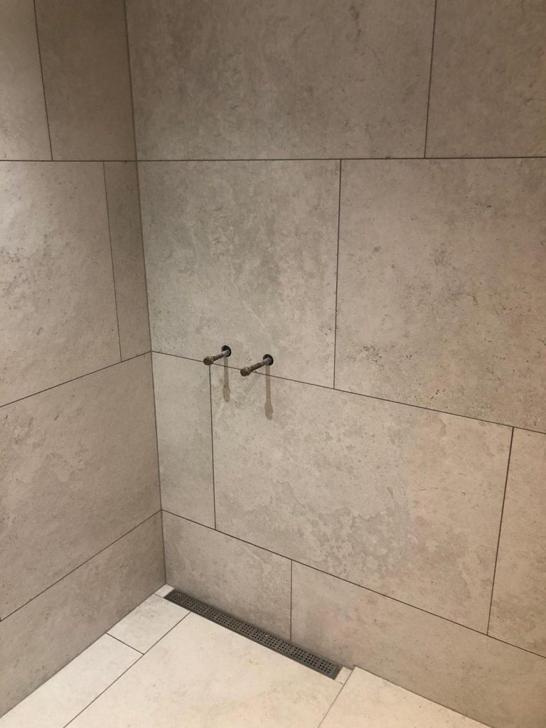 Large format Porcelain tiles installed in Shaftes near Blandford