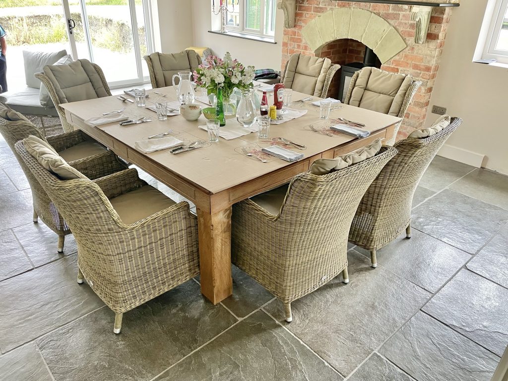 Ludlow limestone in a traditional kitchen area