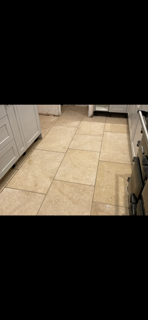 Wetherby limestone installed in a kitchen in salisbury, wiltshire
